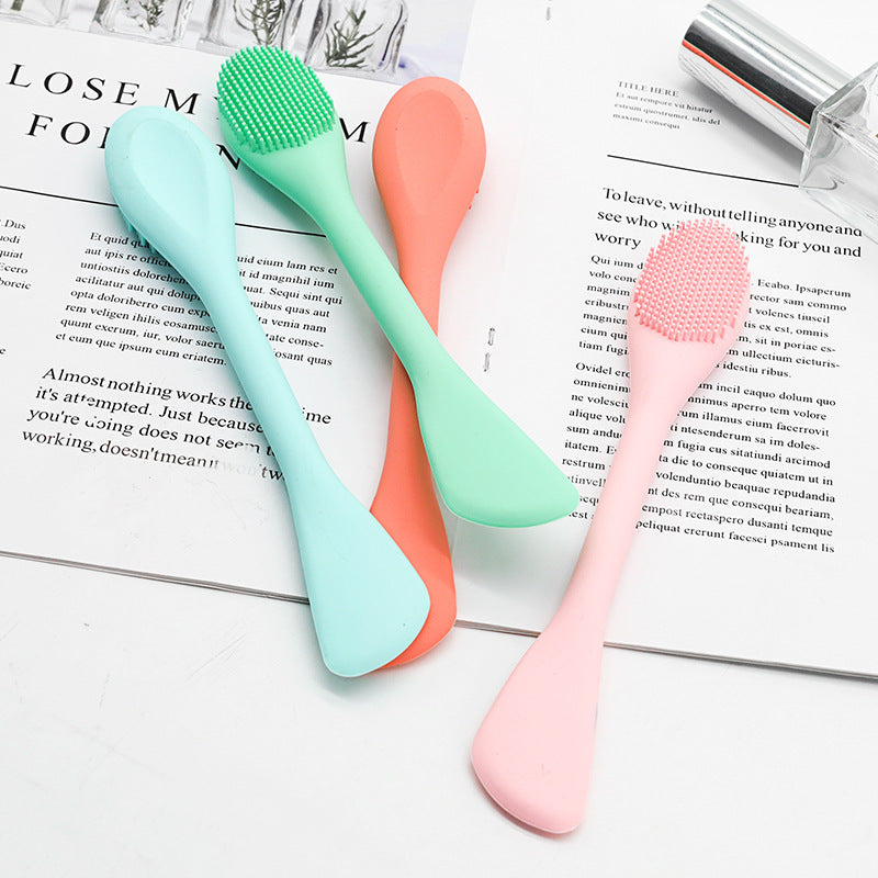 Silicone facial mask brush