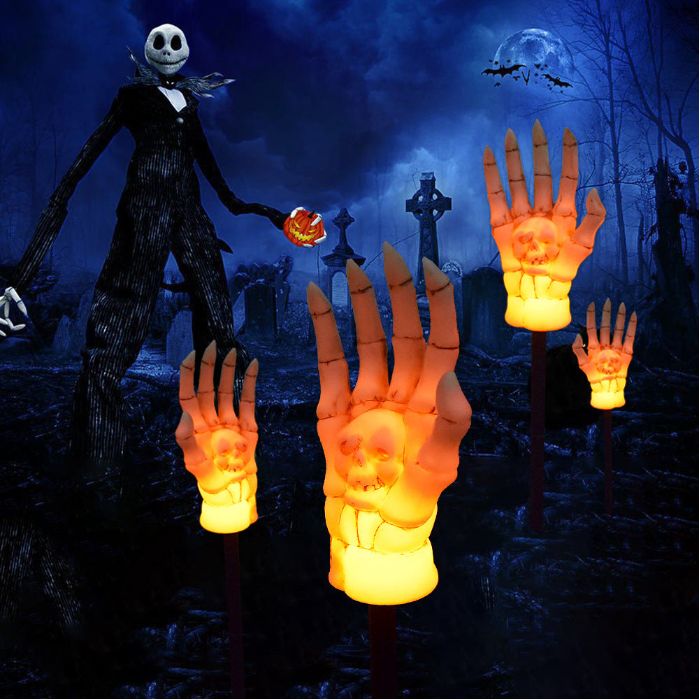 Waterproof Skeleton Hand Solar Light