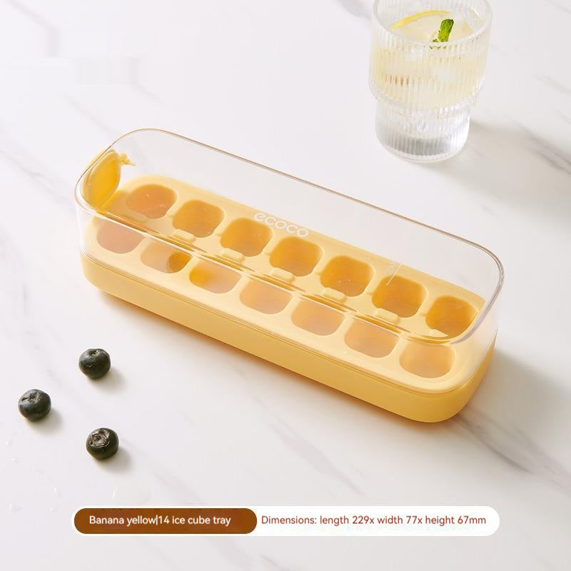 Press-Type Silicone Ice Cube Tray