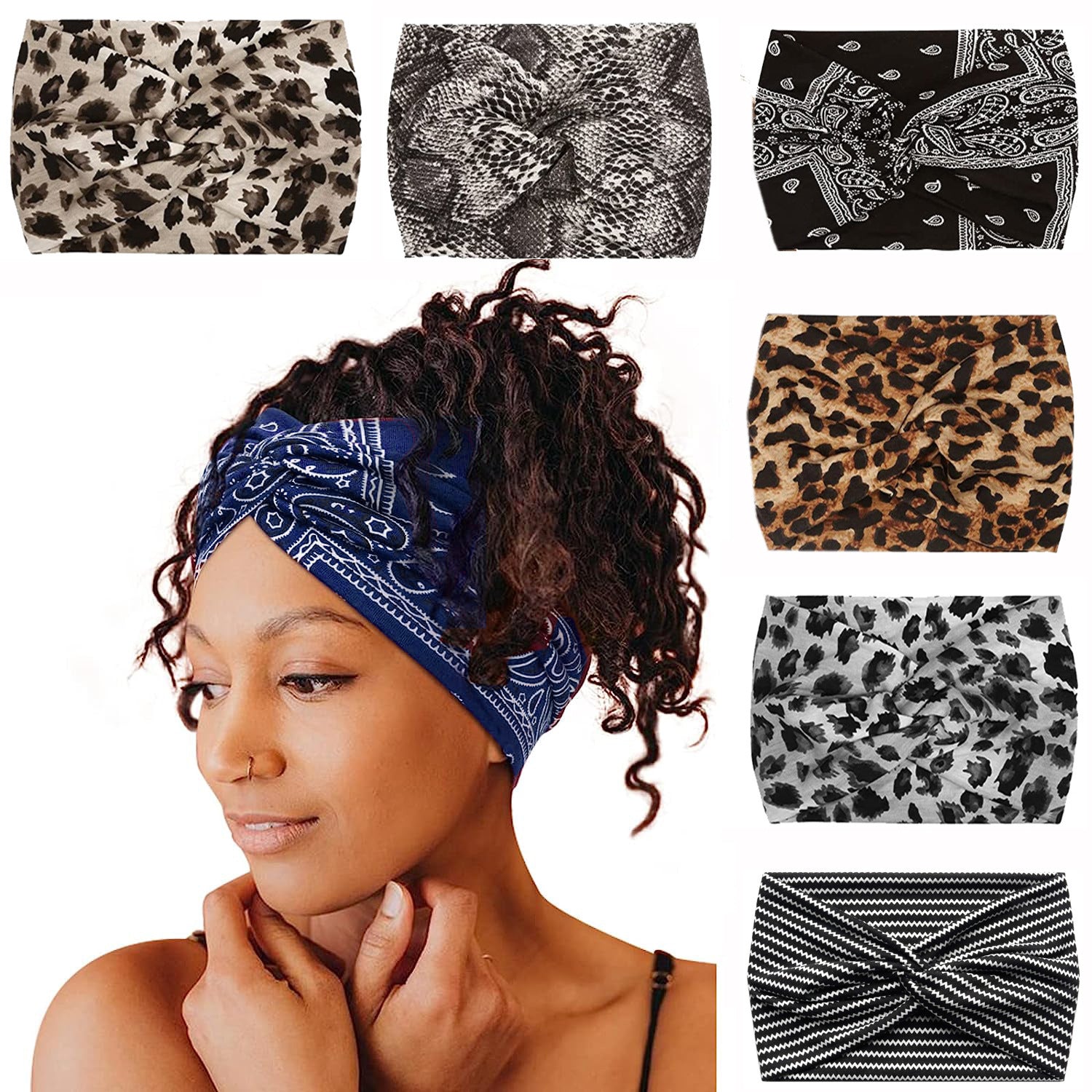 Wide-brimmed Stretch Headband