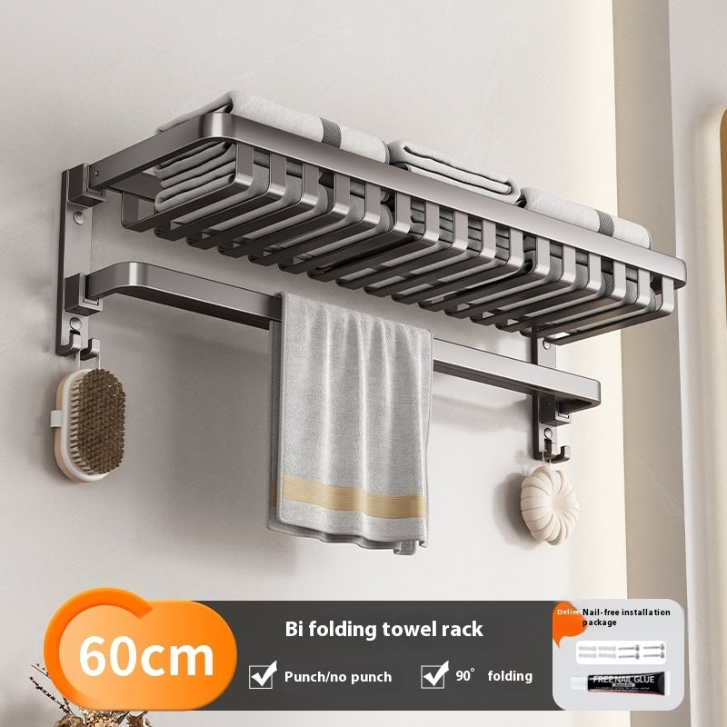 Punch-free Bathroom Rack