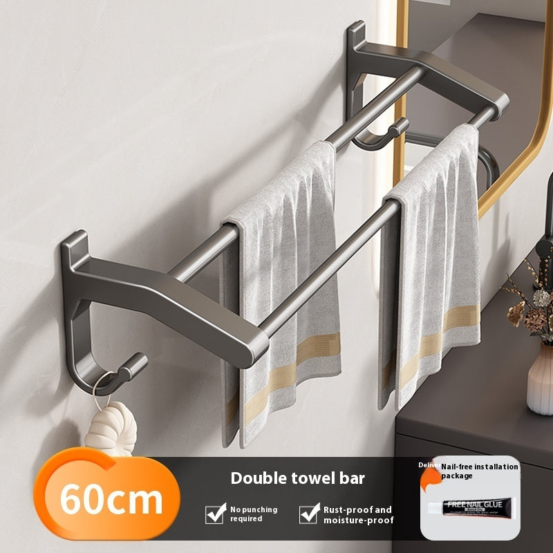 Punch-free Bathroom Rack